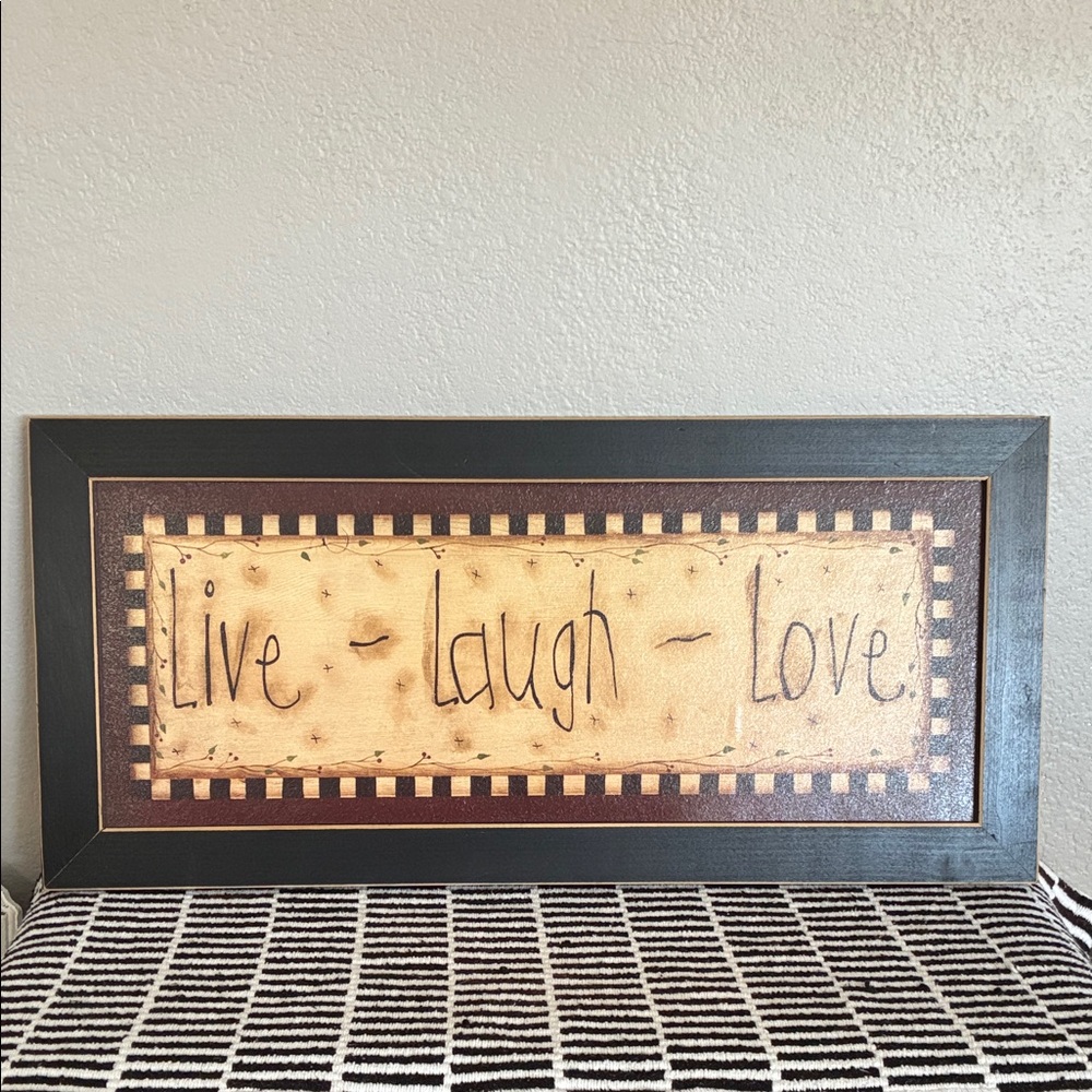 Primitive Live Laugh Love Wall Art